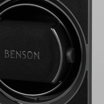 Benson Compact Aluminium 1 Horloge Lichtgrijs - detail horlogehouder