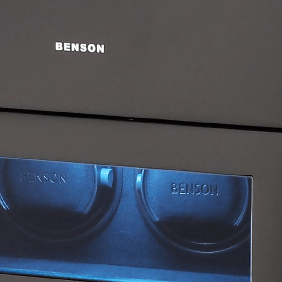Benson Black Series II 2 Horloges Zwart - detail horlogehouder