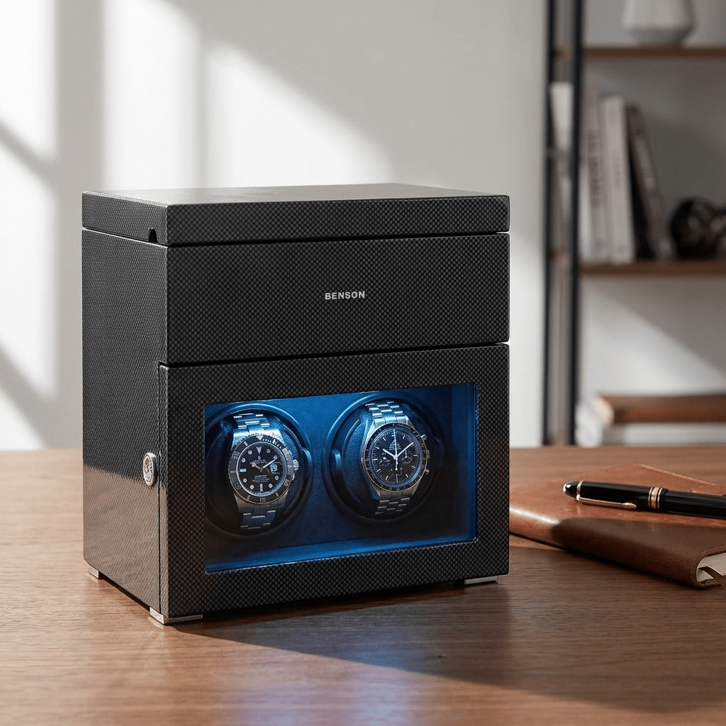 Benson Black Series II 2 Horloges Carbon - sfeerbeeld