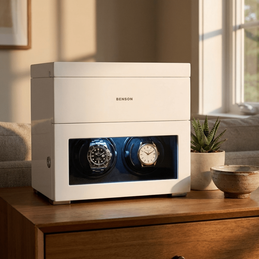 Benson Black Series II 2 Horloges Wit - sfeerbeeld