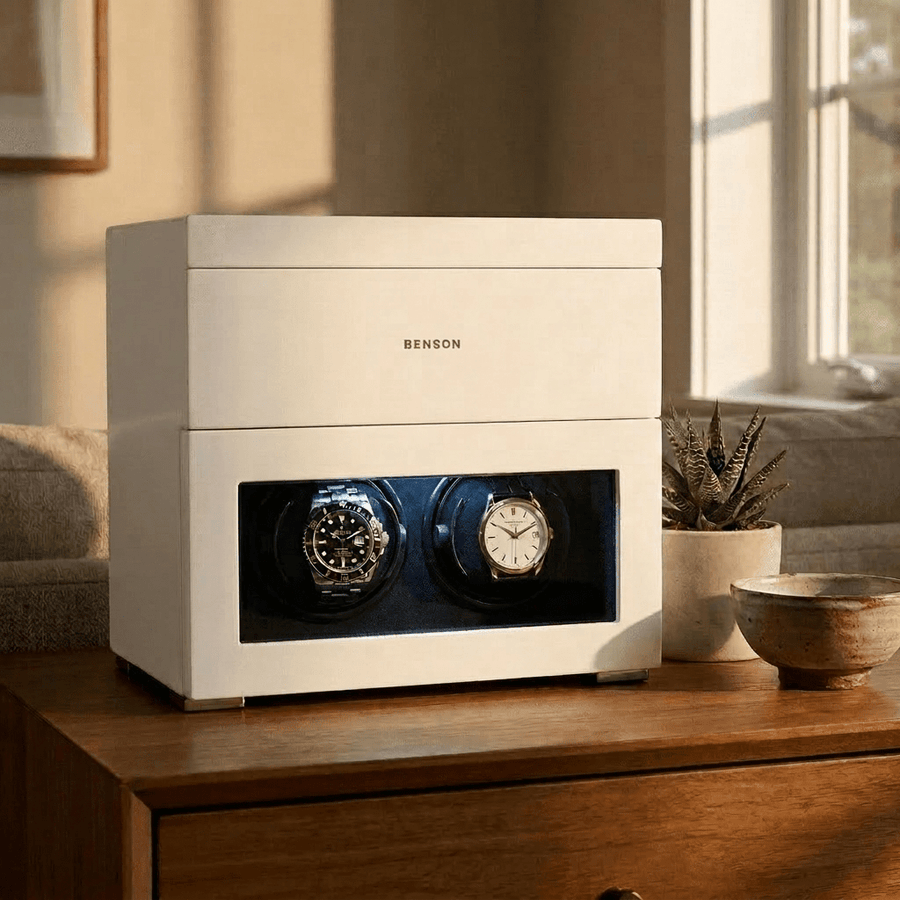 Benson Black Series II 2 Horloges Wit - sfeerbeeld