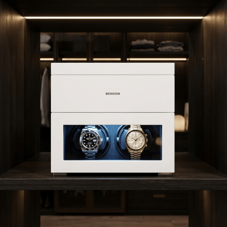 Benson Black Series II 2 Horloges Wit - sfeerbeeld