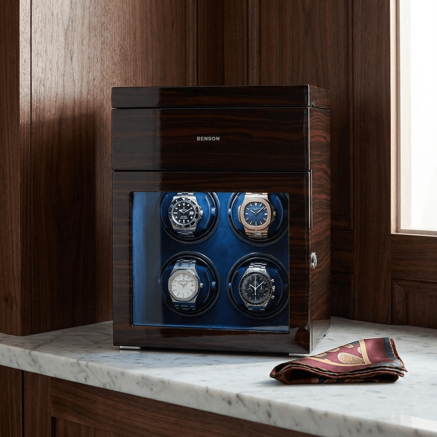 Benson Black Series II 4 Horloges Macassar - sfeerbeeld