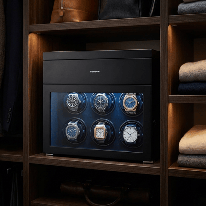 Benson Black Series II 6 Horloges Zwart - sfeerbeeld