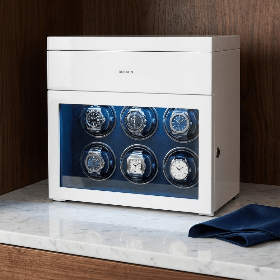 Benson Black Series II 6 Horloges Wit - sfeerbeeld