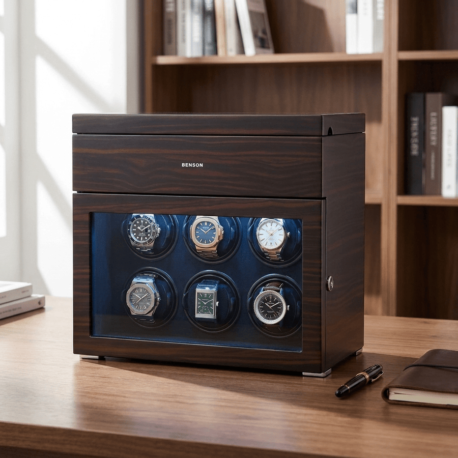 Benson Black Series II 6 Horloges Macassar - sfeerbeeld