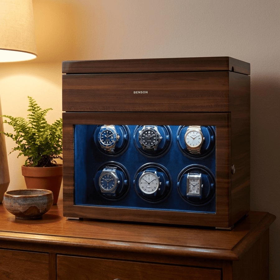 Benson Black Series II 6 Horloges Walnut - sfeerbeeld