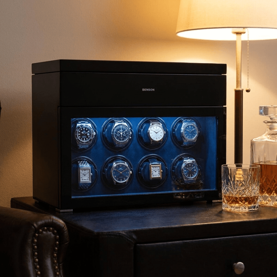Benson Black Series II 8 Horloges Zwart - sfeerbeeld