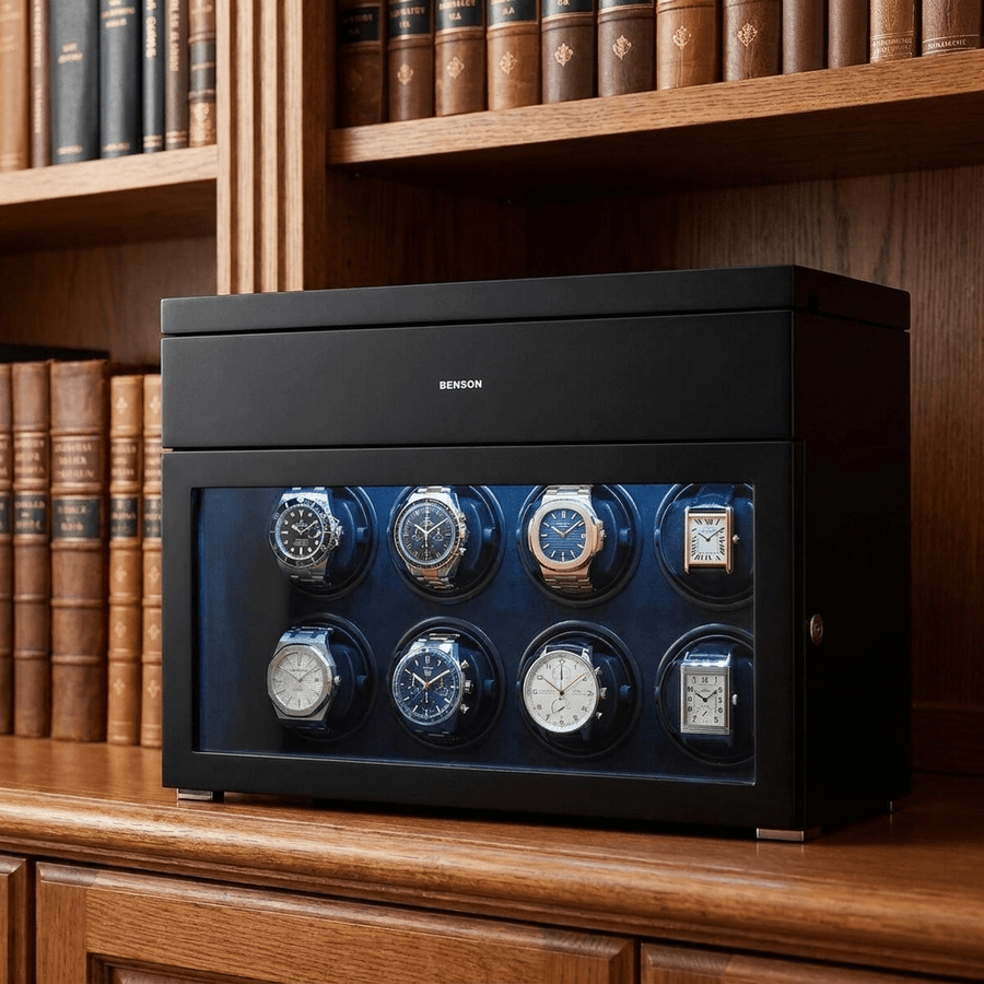 Benson Black Series II 8 Horloges Zwart - sfeerbeeld