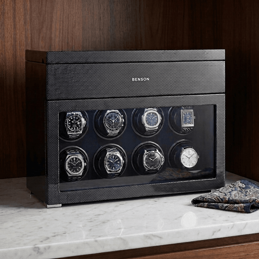 Benson Black Series II 8 Horloges Carbon - sfeerbeeld