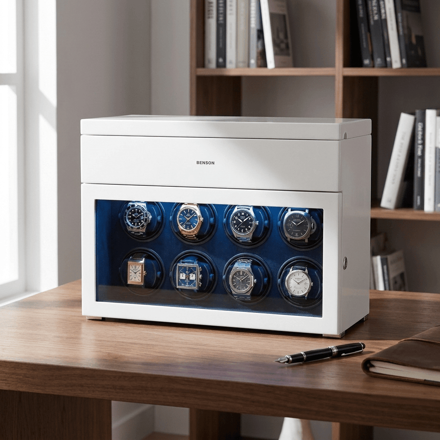 Benson Black Series II 8 Horloges Wit - sfeerbeeld