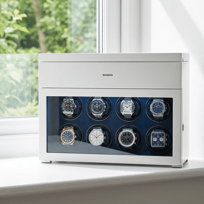 Benson Black Series II 8 Horloges Wit - sfeerbeeld