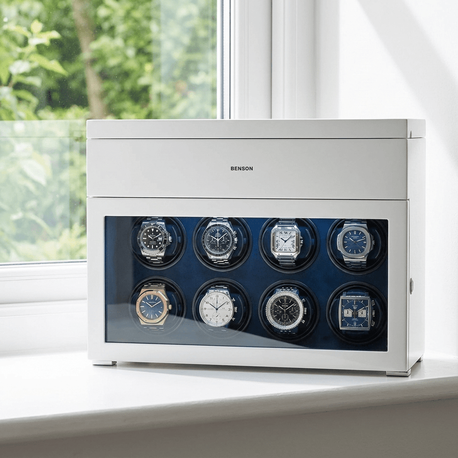 Benson Black Series II 8 Horloges Wit - sfeerbeeld