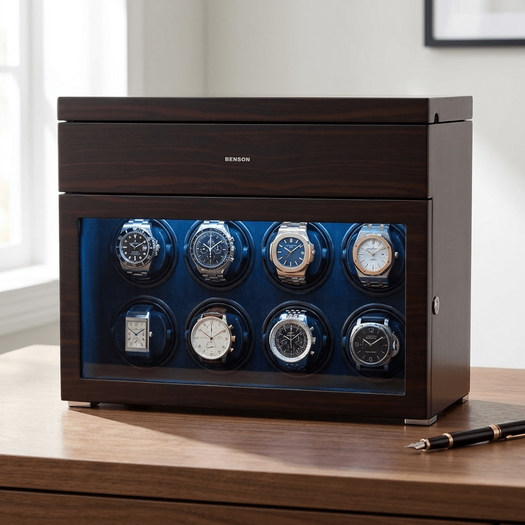 Benson Black Series II 8 Horloges Macassar - sfeerbeeld