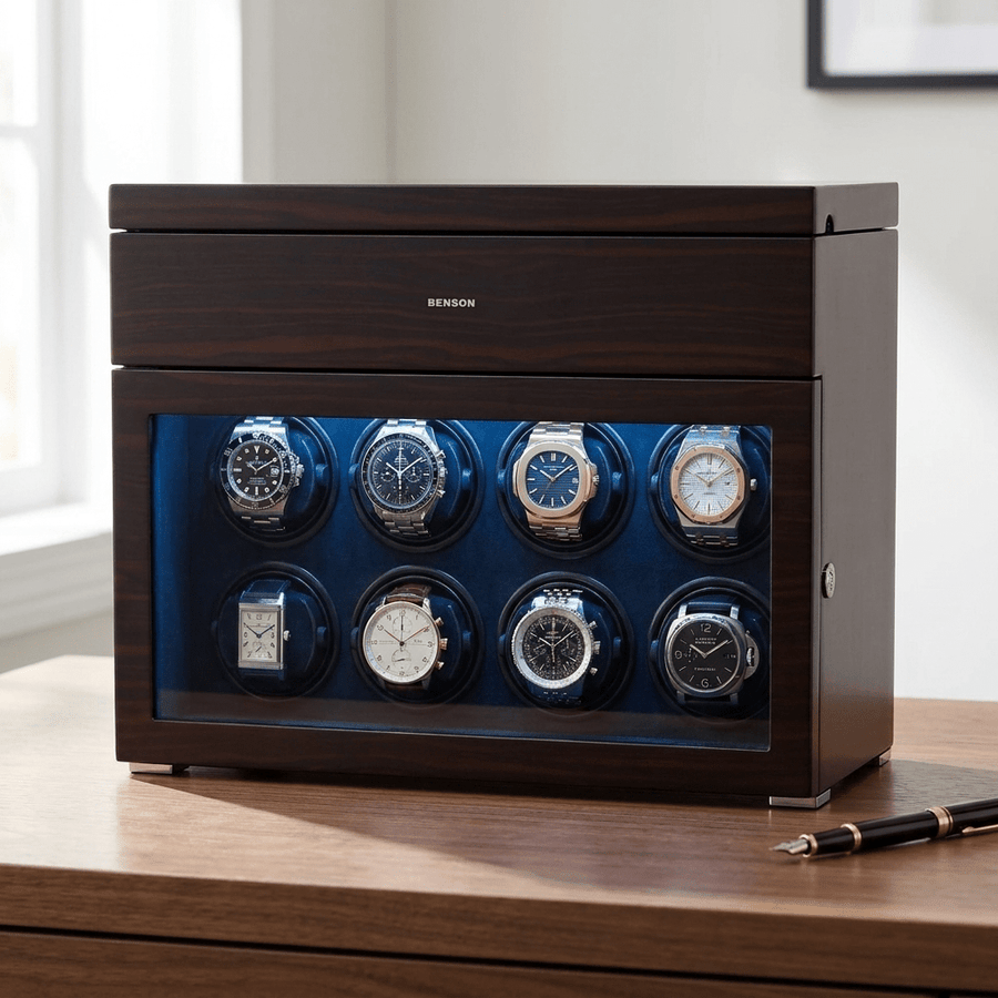 Benson Black Series II 8 Horloges Macassar - sfeerbeeld