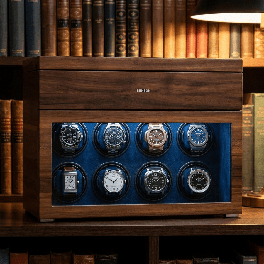 Benson Black Series II 8 Horloges Walnut - sfeerbeeld