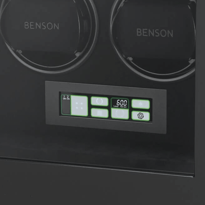 Benson Smart Tech 2 Horloges Zwart - detail horlogehouder