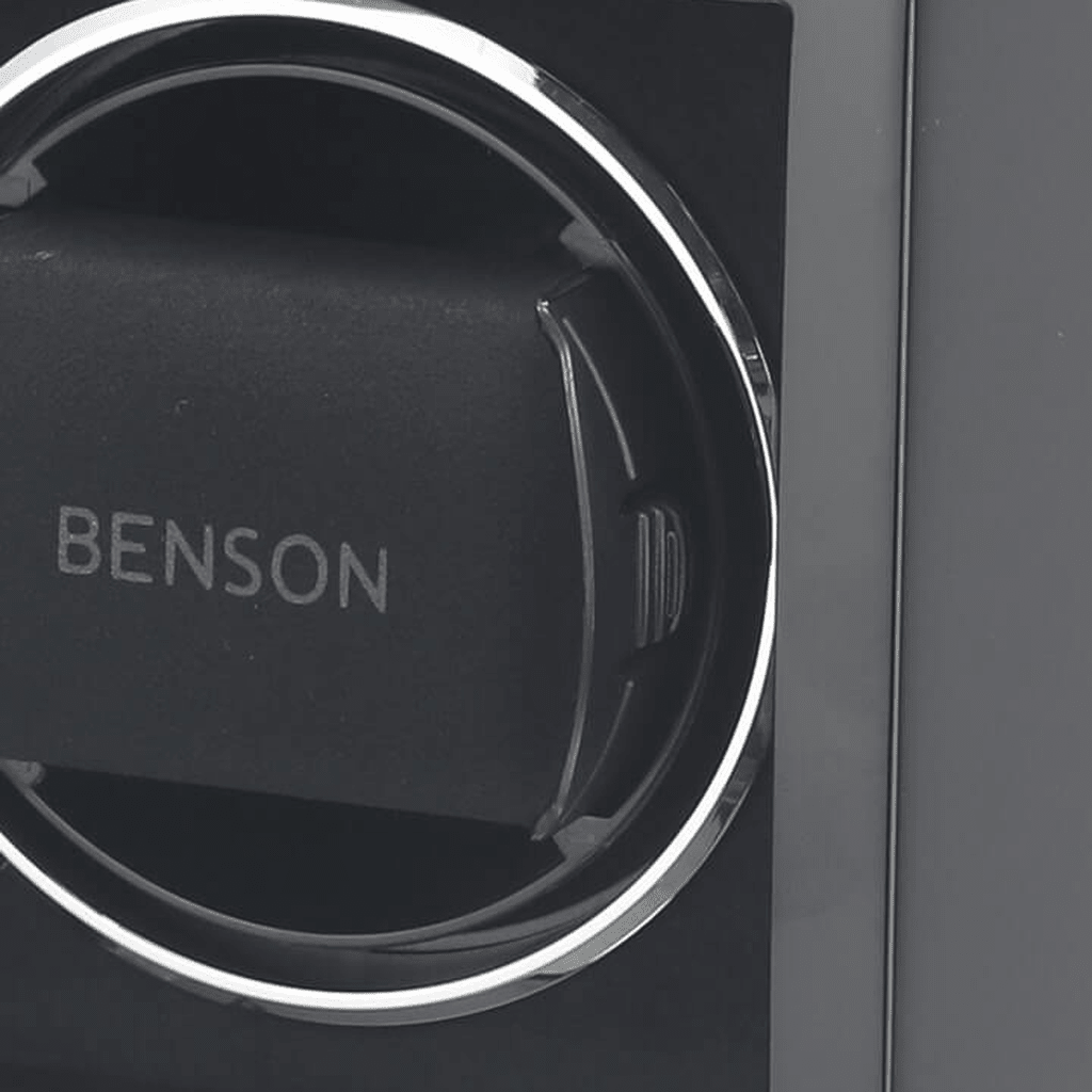Benson Compact 1 Horloge Zwart - detail horlogehouder