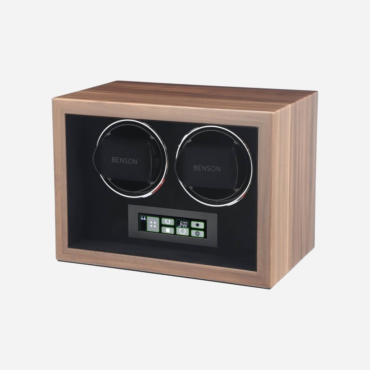 Benson Compact 2 Horloges Wallnut