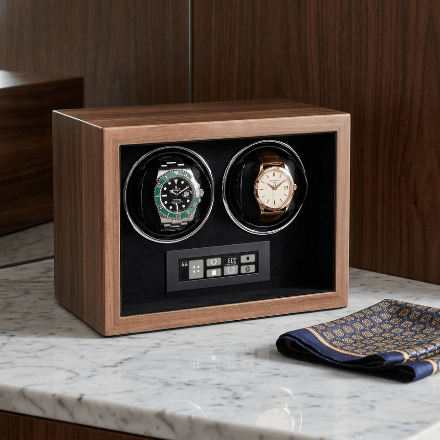 Benson Compact 2 Horloges Wallnut - sfeerbeeld