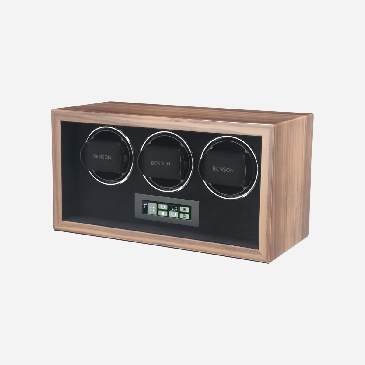 Benson Compact 3 Horloges Wallnut