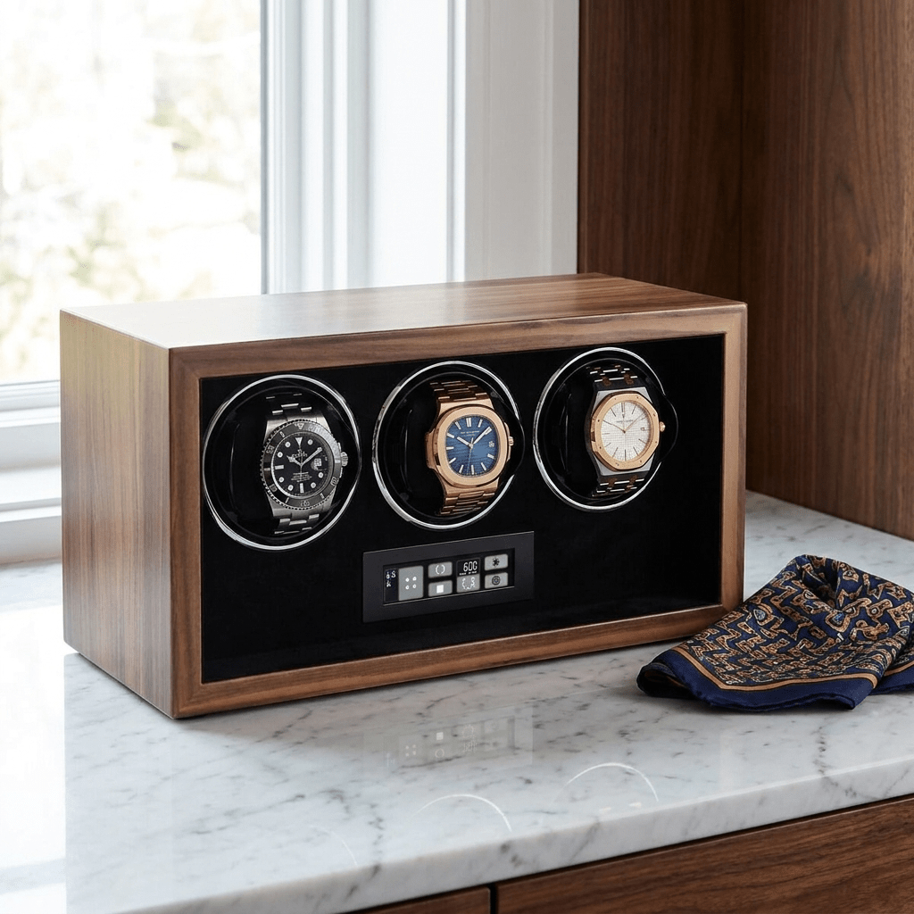 Benson Compact 3 Horloges Wallnut - sfeerbeeld