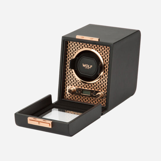 Watch winder Axis 1 horloge Wolf 1834 - Horlogerieshop.nl