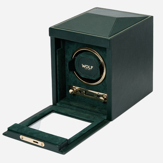 Watch winder British Racing 1 horloge Wolf 1834 - Horlogerieshop.nl