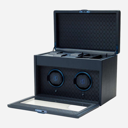 Watch winder Earth 2 horloges Wolf 1834 - Horlogerieshop.nl