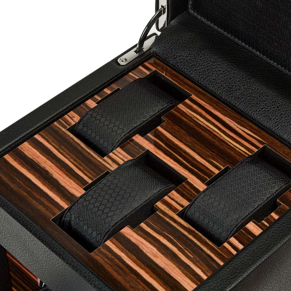 Watch winder met lade Roadster 1 horloge Wolf 1834 - Horlogerieshop.nl