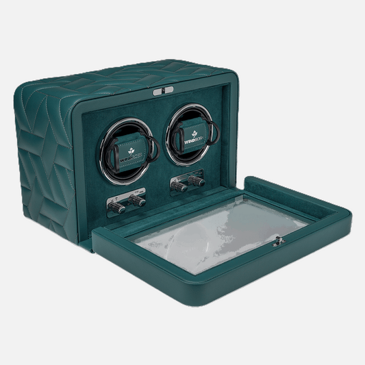 Watch Winder Noblesse 2 horloges Windrose 1967 - Horlogerieshop.nl