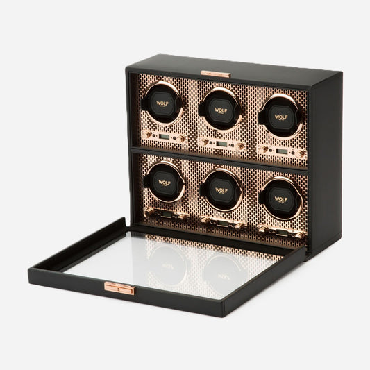 Watch winder Axis 6 Horloges Wolf 1834 - Horlogerieshop.nl