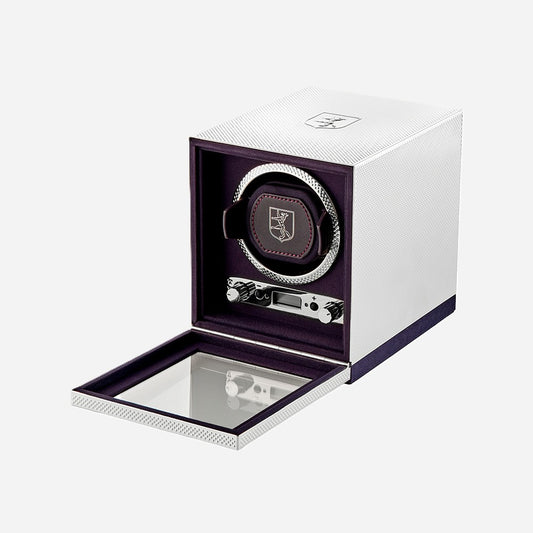 Watch winder Silver 1 Horloge Wolf 1834 - Horlogerieshop.nl