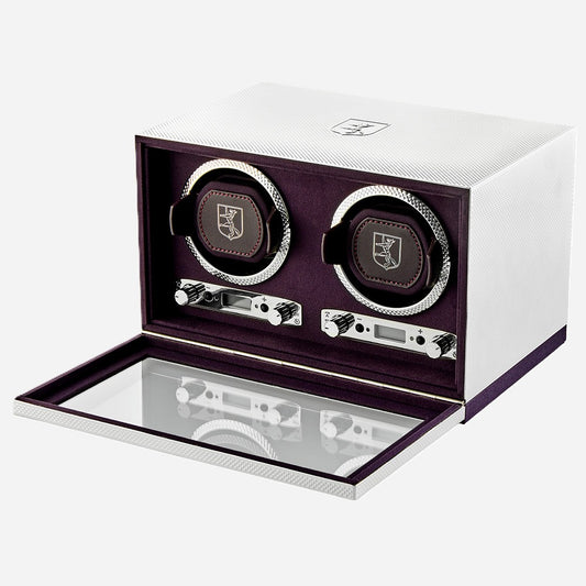 Watch winder Silver 2 Horloges Wolf 1834 - Horlogerieshop.nl