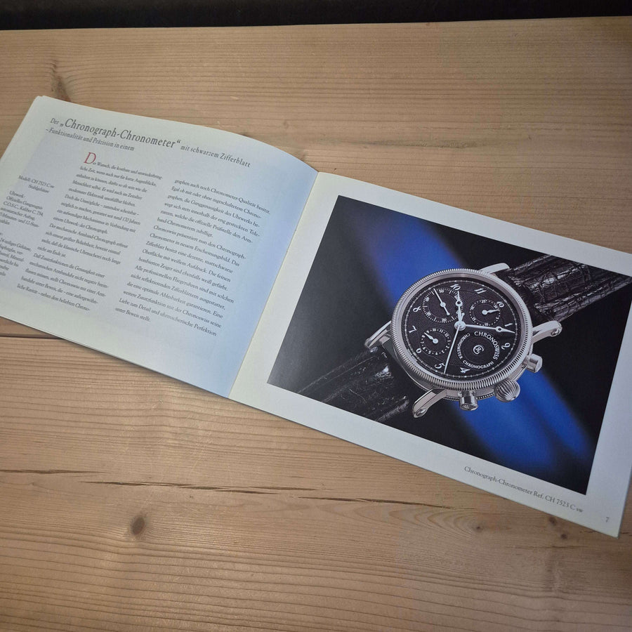 Chronoswiss collectieboek 1998 (Duitstalig) - Horlogerieshop.nl