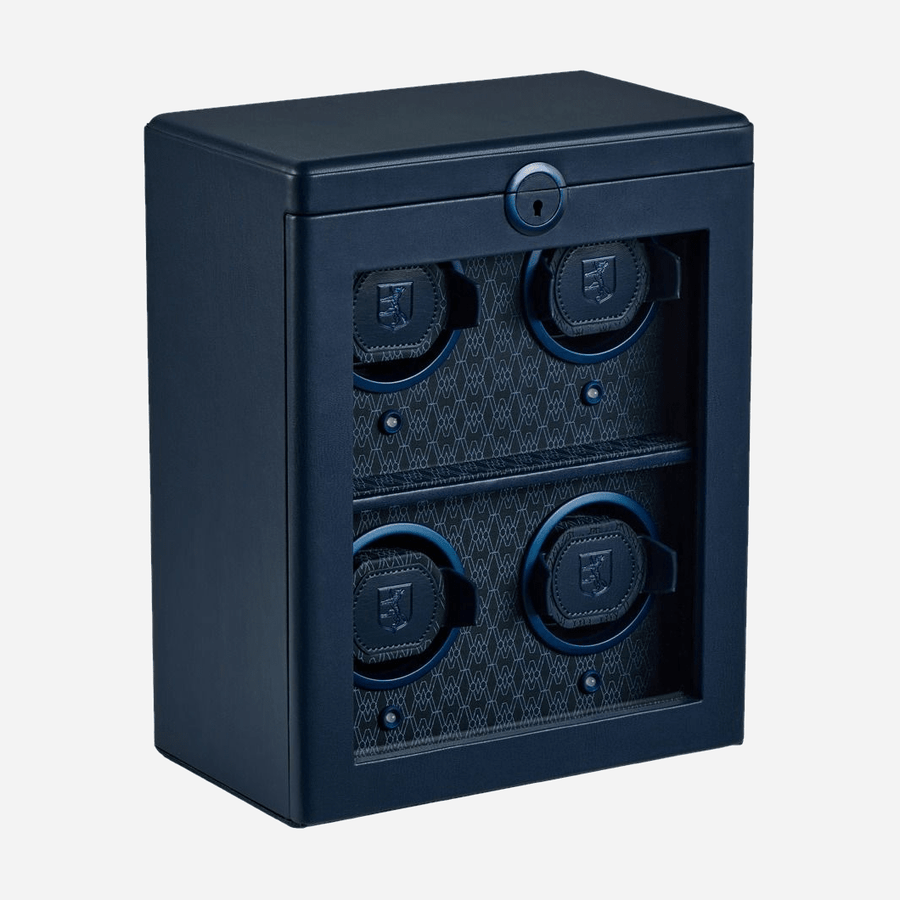 Wolf 1834 Earth watch winder Midnight Blue driekwart