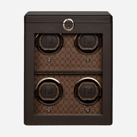 Wolf 1834 Earth watch winder 4 horloges Coffee