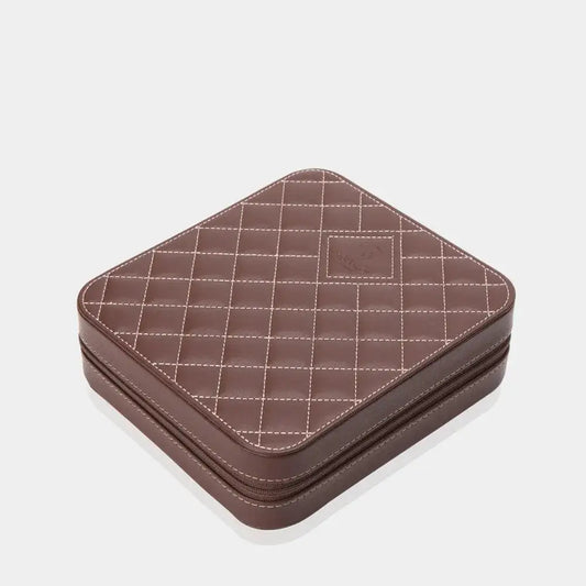 Horloge etui Bruin leder 6 Horloges Modalo - Horlogedoos - Horlogerieshop.nl