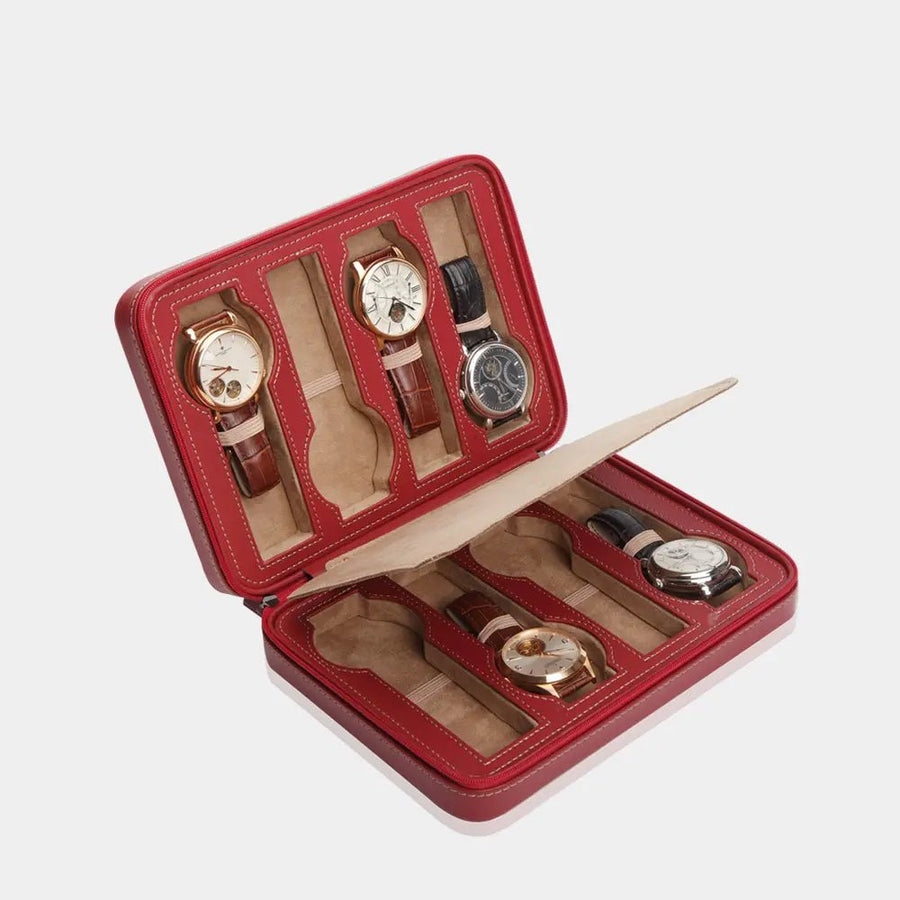 Horloge etui INVIA leder 8 Horloges Modalo - Horlogerieshop.nl