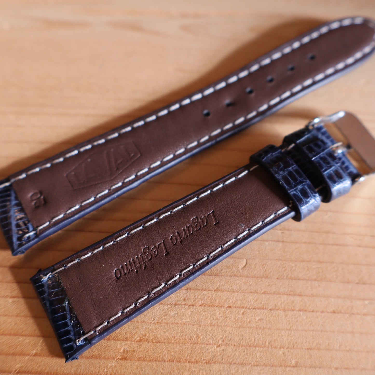 Horlogeband hagedissenleder Ashford & Rye - Horlogerieshop.nl