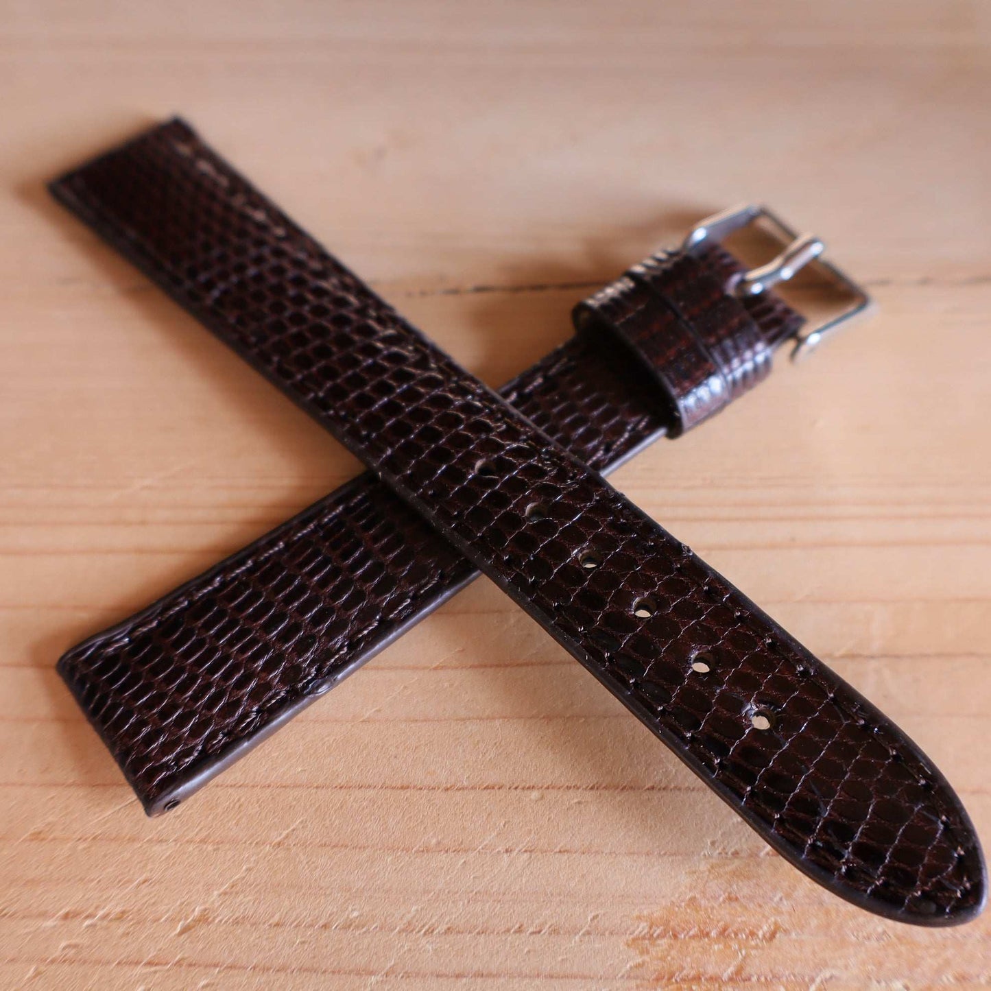Horlogeband hagedissenleder Ashford & Rye - Horlogerieshop.nl