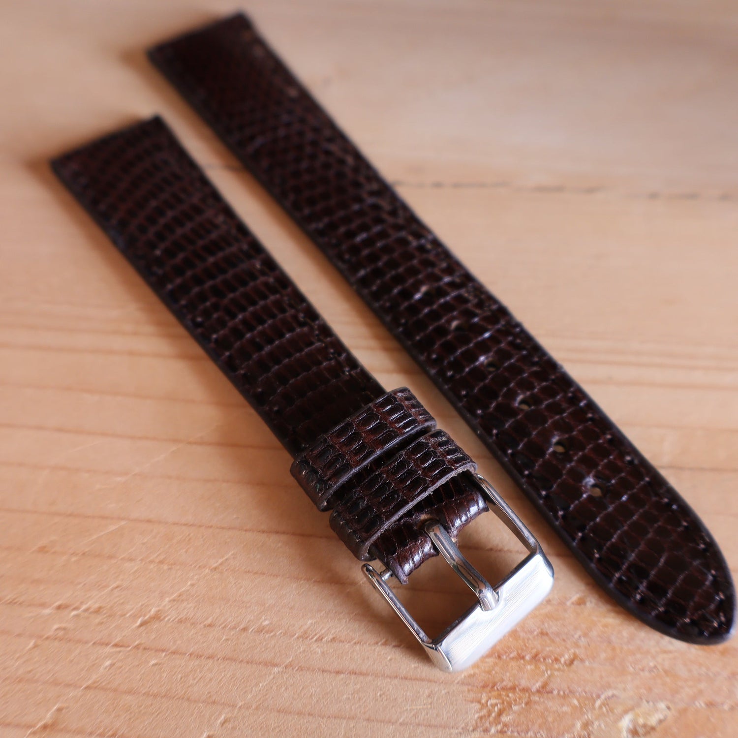 Horlogeband hagedissenleder Ashford & Rye - Horlogerieshop.nl