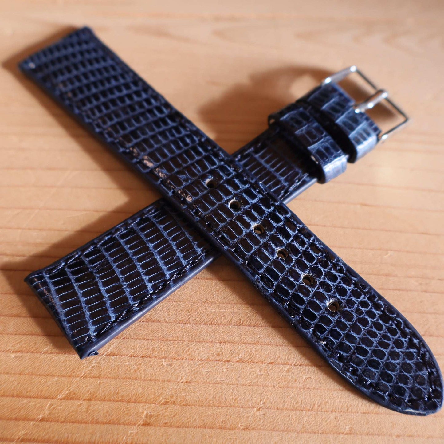 Horlogeband hagedissenleder Ashford & Rye - Horlogerieshop.nl