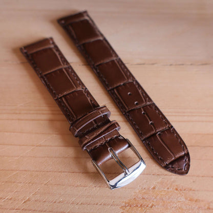 Horlogeband krokleder Ashford & Rye - Horlogerieshop.nl