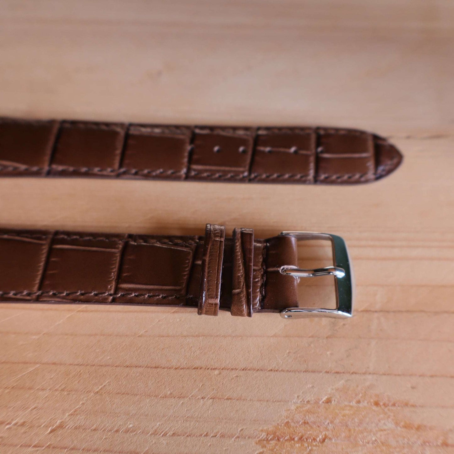 Horlogeband krokleder Ashford & Rye - Horlogerieshop.nl