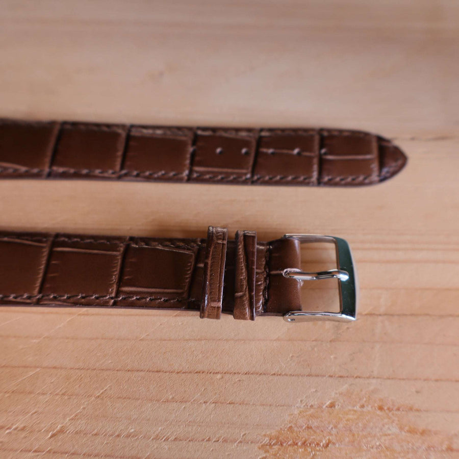 Horlogeband krokleder Ashford & Rye - Horlogerieshop.nl