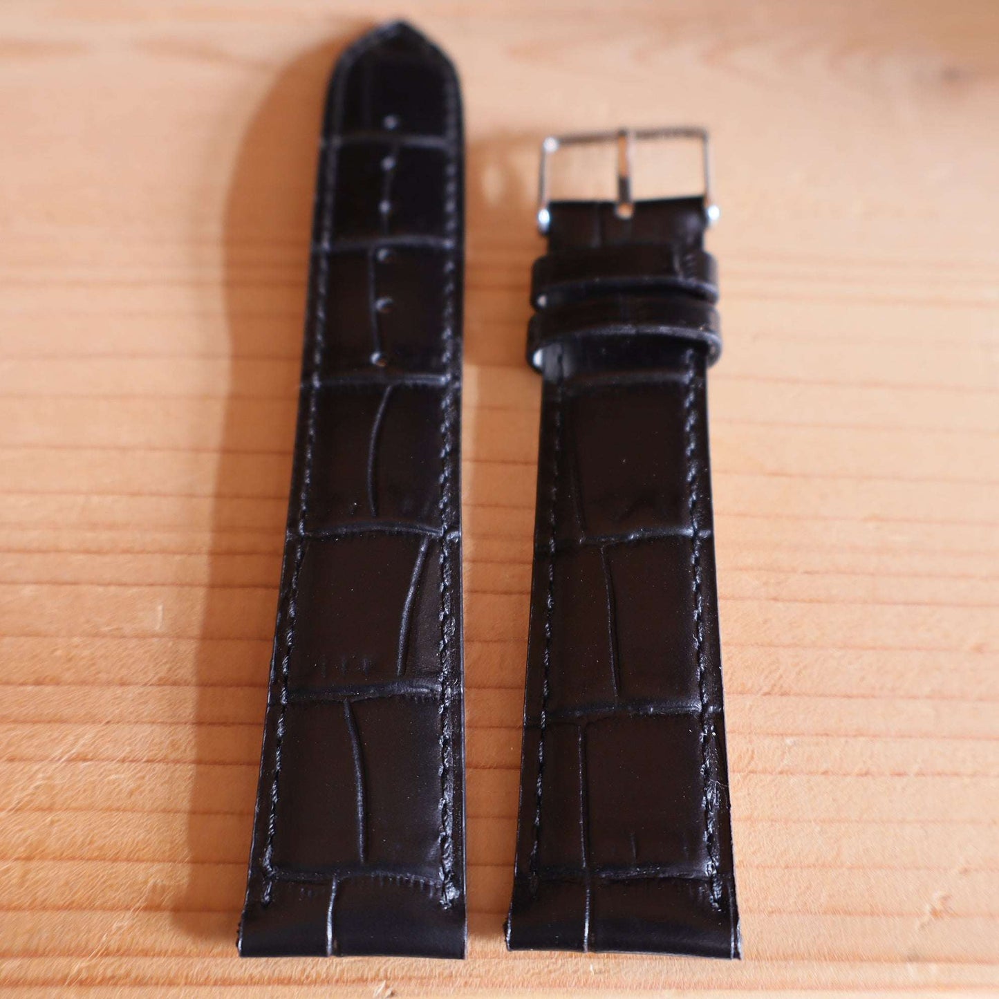 Horlogeband krokleder Ashford & Rye - Horlogerieshop.nl