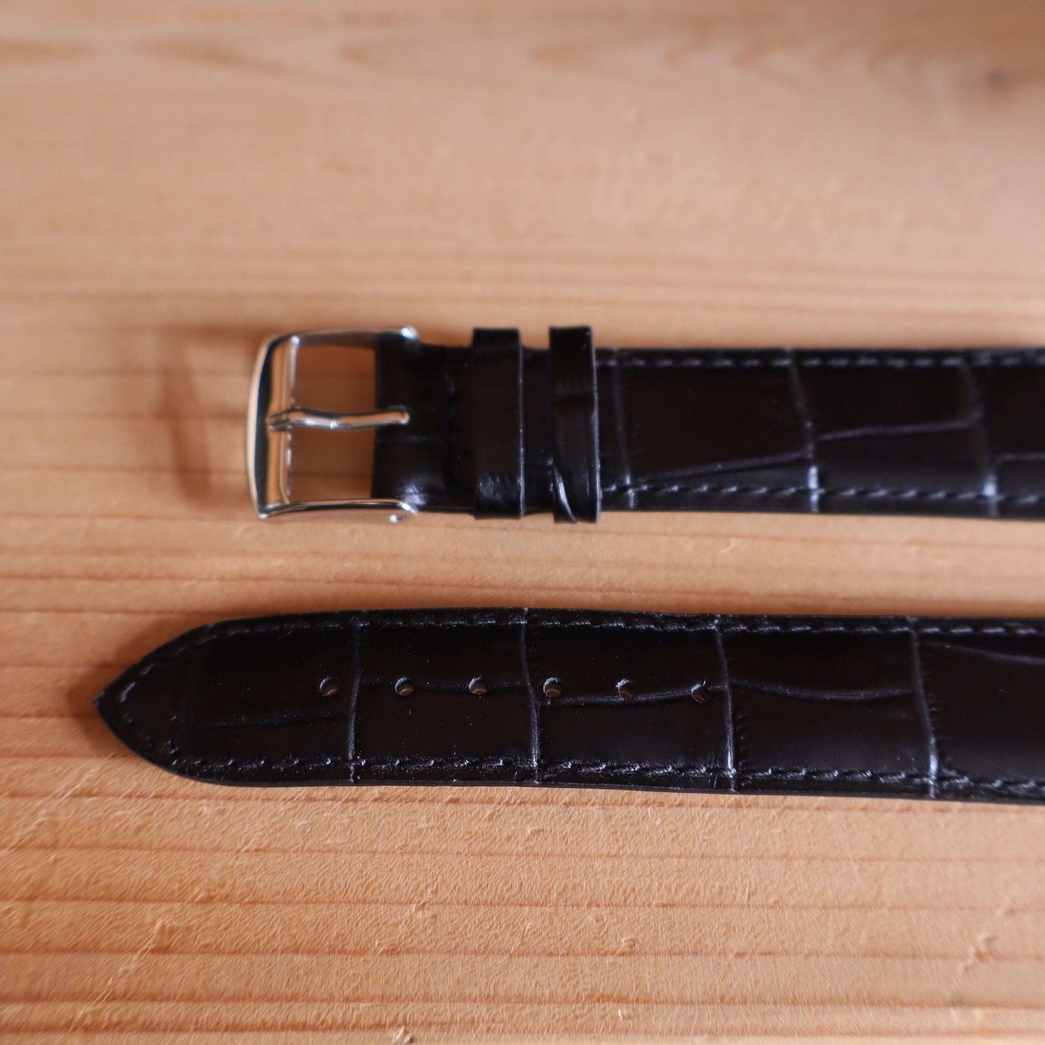 Horlogeband krokleder Ashford & Rye - Horlogerieshop.nl