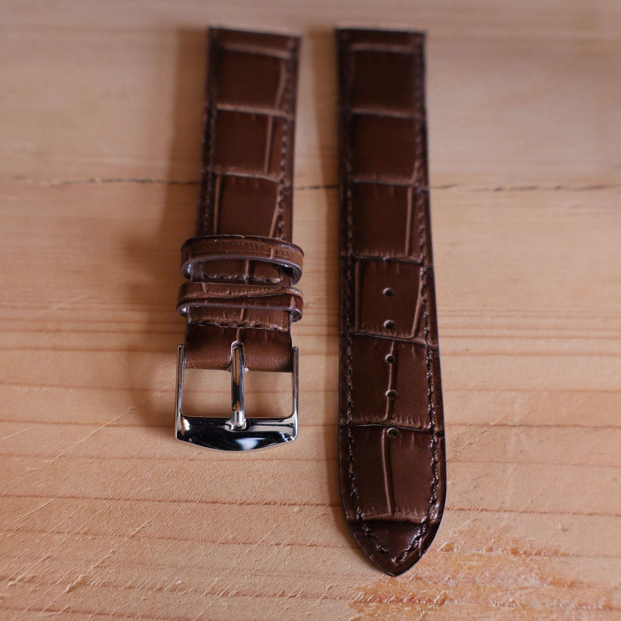 Horlogeband krokleder Ashford & Rye - Horlogerieshop.nl