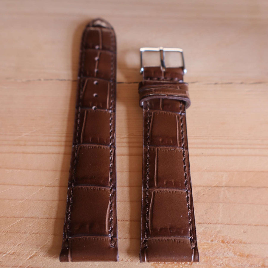 Horlogeband krokleder Ashford & Rye - Horlogerieshop.nl